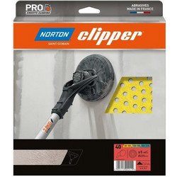 Γυαλόχαρτο velcro 5τεμ. 225mm κίτρινο Νο40 για τριβείο τοίχου