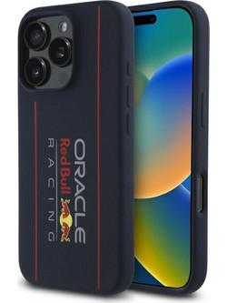Red Bull Red Bull σιλικόνης θήκες κάθετου λογότυπου MagSafe - θήκη για Apple iPhone 16 Pro Max - Μπλε