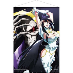 Overlord - Κρεμαστή Αφίσα Ainz Ooal Gown & Albedo 50 x 70cm