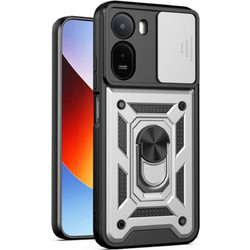 Bodycell Armor Slide Θήκη Κινητού Silver (Xiaomi Redmi A7 Pro 4G)