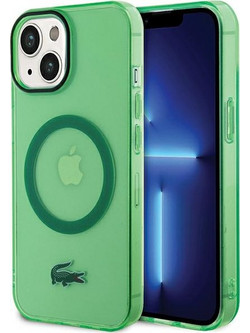 Lacoste Διαφανές MagSafe - θήκη για Apple iPhone 15 Plus / 14 Plus - Πράσινο