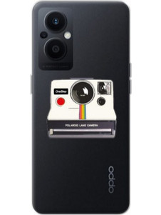 Oppo Reno 7 Lite Polaroid land camera Transparent Silicone TPU Θήκη