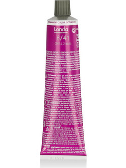 Londa Extra Rich Cream Hair Color 8/41 Μόνιμη Βαφή Μαλλιών 60ml
