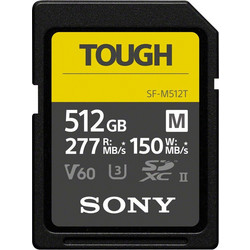 Sony Tough SF-M512T SDXC 512GB Class 10 U3 V60 UHS-II 277MB/s