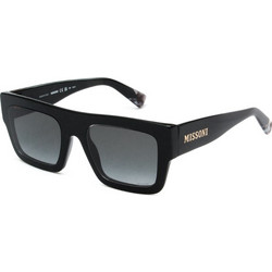 Missoni MIS0129/S 807/9O Γυναικεία Γυαλιά Ηλίου Τετράγωνα Κοκάλινα Μαύρα με Μαύρο Degradee Φακό