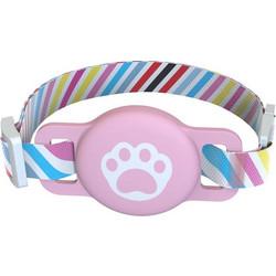 MILI κολάρο με θήκη smart tag MiCollar για γάτες ροζ
