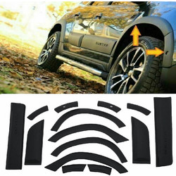 Πλαϊνά Φτερά Τροχών Για Dacia Duster 2018-2021 & Τριμ Πόρτας Σετ 14 Τεμαχίων
