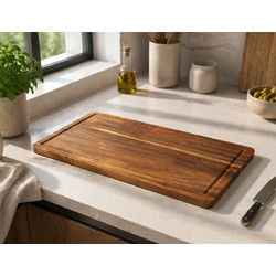 Επιφάνεια Κοπής Excellent Houseware από Ξύλο Ακακίας με διαστάσεις 37x25x1.6cm 784630190