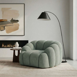 Atelier del Sofa 1-Seat Sofa Octavio - Turquoise Turquoise