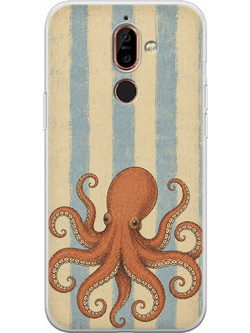 Θήκη Salt & Stripe Collection - The Drift Nokia 7 Plus Flexible TPU (Διάφανη Σιλικόνη)