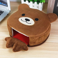 Θερμαινόμενο USB Mousepad Καφέ Αρκουδάκι