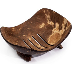 Natural Coconut Soap Dish - Oblong - 11cm