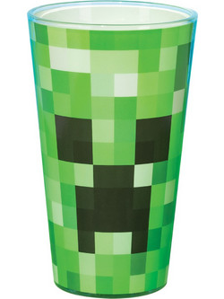 Paladone Ποτήρι Νερού Γυάλινο Minecraft Creeper 450ml PP6729MCF