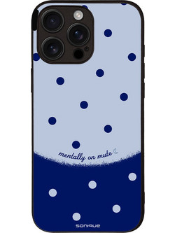 Sonique Delulu Polka Era Series Θήκη Blue Mentally (iPhone 16 Pro Max)