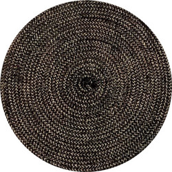 DEL MAR ΣΟΥΠΛΑ 38x38x0.5cm ΓΙΟΥΤΑ ΜΑΥΡΟ 6τμχ