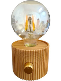 Επαναφορτιζόμενη επιτραπέζια λάμπα LED με Dimmer - YH008 - 817452 - Light Brown
