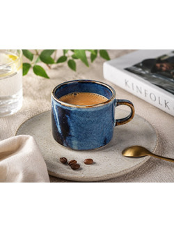 F2D Φλυτζάνι Espresso Πορσελάνης Nova 90ml Μπλε