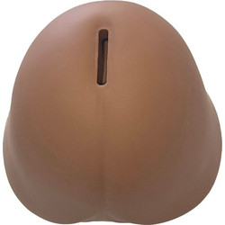 DIABLO PICANTE - PIGGY BANK IN THE SHAPE OF A GLANS DARK TONE