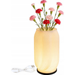 Verk Group Διακοσμητικό Επιτραπέζιο Φωτιστικό LED RGB με Βάζο και Τηλεχειριστήριο 5907451390054