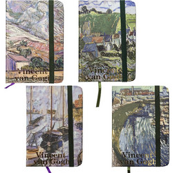 Σημειωματάριο Centrum Vincent van Gogh A7 ριγέ με λάστιχο 1τμχ