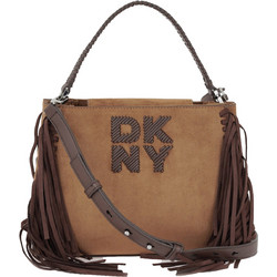 DKNY Foster Γυναικεία Τσάντα Χειρός Σουέτ Ταμπά R62DML92-00K6