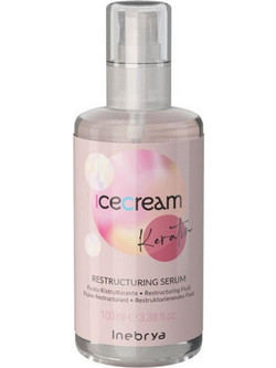 Inebrya Ice Cream Keratin Serum Μαλλιών για Επανόρθωση 100ml