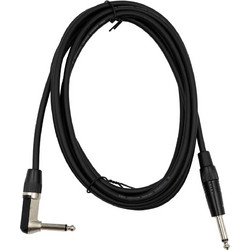 Tune CCB-AJ0300 Core Καλώδιο Οργάνων 6.35mm Mono Jack σε Γωνιακό 6.35mm Mono Jack 3m Μαύρο