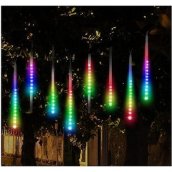 8 Λαμπάκια LED 2.5μ x 50εκ Πολύχρωμα τύπου Μετεωρίτης Πολύχρωμο Μετεωρίτης