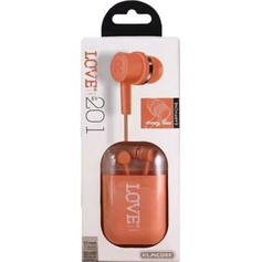 EV-201 Handsfree In-Ear 3.5mm Orange