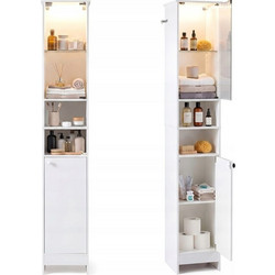 Costway Στήλη Μπάνιου BA8466WH
