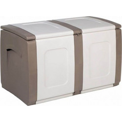 Regular Πλαστικό Μπαούλο Αποθήκευσης 280lt 94x57x54εκ Χρώμα Μπεζ