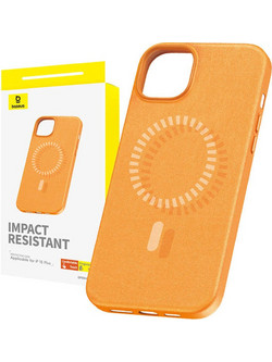 Baseus Fauxther Series MagSafe Orange (iPhone 15 Plus)