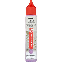 Χρώμα Περιγράμματος Effect Liner 28ml Art Creation - 8909 Glitter Pink