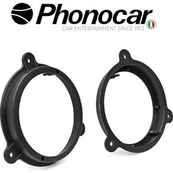 PHONOCAR 03.944 Βασεις Ηχειων 165mm Dacia Lodgy-Dokker 12 Sandero 13 Μαυρο Χρωμα Nissan Note