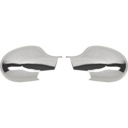 OMTEC ΚΚ.6110111S/OM ΚΑΠΑΚΙΑ ΚΑΘΡΕΠΤΩΝ ΓΙΑ RENAULT TWINGO II HB 2001-2014 / SYMBOL /THALIA 2009-2013 ΧΡΩΜΙΟΥ ΣΑΤΙΝΕ 2 ΤΕΜ. ΠΛΑΣΤΙΚΑ