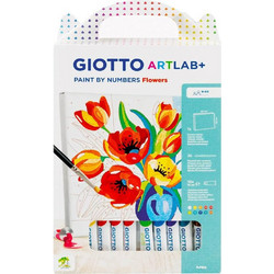 GIOTTO Artlab+ Paint by Numbers FLOWERS