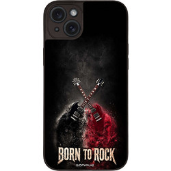 Sonique Men's Edition Θήκη Born to Rock (iPhone 15 Plus)