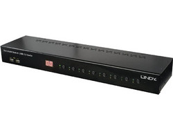 Lindy KVM Switch 39317 DVI-I / USB 2.0 Audio Pro