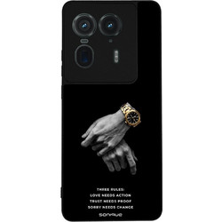 Sonique Men's Edition Θήκη με Σχέδιο «Three Rules» (Motorola Edge 50 Ultra)