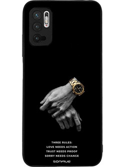 Sonique Men's Edition Θήκη με Σχέδιο «Three Rules» (Xiaomi Redmi Note 10 5G / Poco M3 Pro 5G)