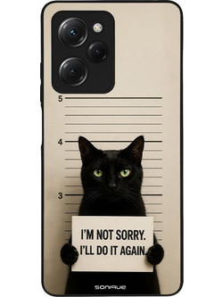 Sonique Men's Edition Θήκη με Σχέδιο «Not Sorry» (Xiaomi Poco X5 Pro 5G)