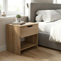 Κομοδίνο Mida Megapap χρώμα sepet oak 45x40x52εκ