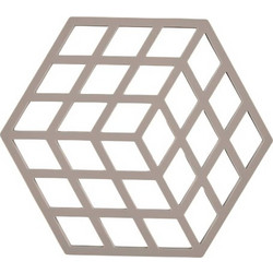 Zone Denmark Σουπλά Για Ζεστά Σκεύη Σιλικόνης 16x14 - Cube Taupe