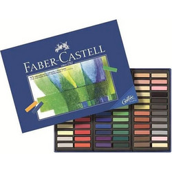 Faber-castell Softpastellkreiden Mini 72τμχ Καρτονενη Θήκη Σετ 3 Τεμαχίων