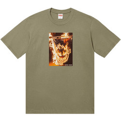Supreme x Spitfire Flag Tee 'Light Olive'