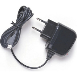 2GO Φορτιστής με Ενσωματωμένο Καλώδιο micro USB Μαύρος (795570) 795570