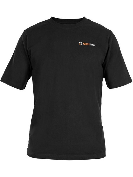 ΜΠΛΟΥΖΑΚΙ T-SHIRT ΜΑΥΡΟ OPTILINE (M) 100% ΒΑΜΒΑΚΕΡΟ 1ΤΕΜ