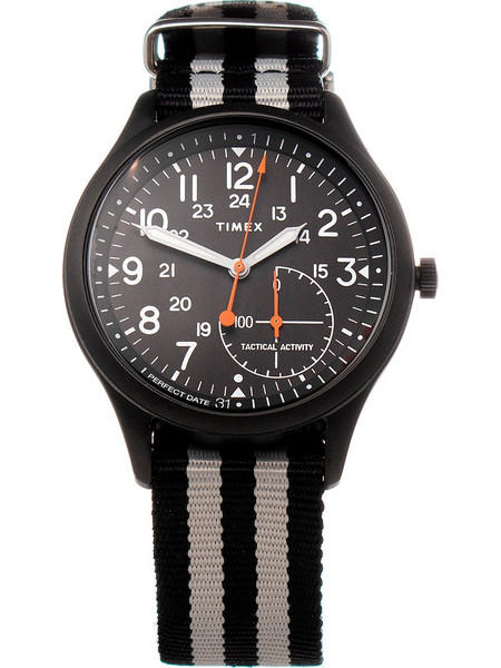 Timex Ανδρικό Ρολόι με Μαύρο Υφασμάτινο Λουράκι TW2V10600LG