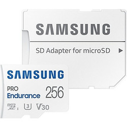 Samsung Pro Endurance microSDXC 256GB Class 10 U3 V30 UHS-I + Adapter