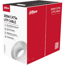 Dahua U/UTP Cat.5e Καλώδιο Δικτύου Ethernet 305m Grey